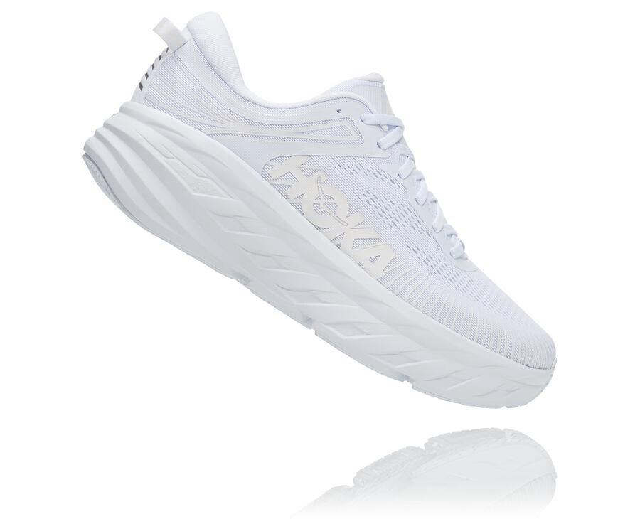 Hoka One One Løbesko Dame - Bondi 7 - Hvide - 758493MCE